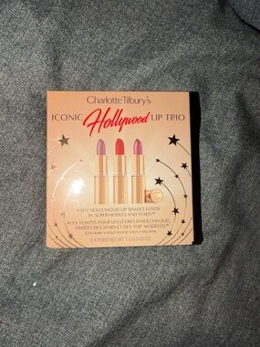 Charlotte Tilbury Lip Trio — Pink, Red & Mauve Shades